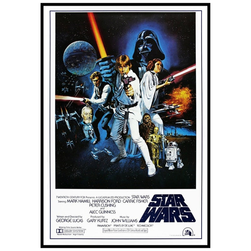 Starwars A New Hope Vintage Movie Poster