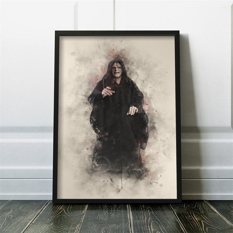Darth Sidious Starwars Canvas Poster