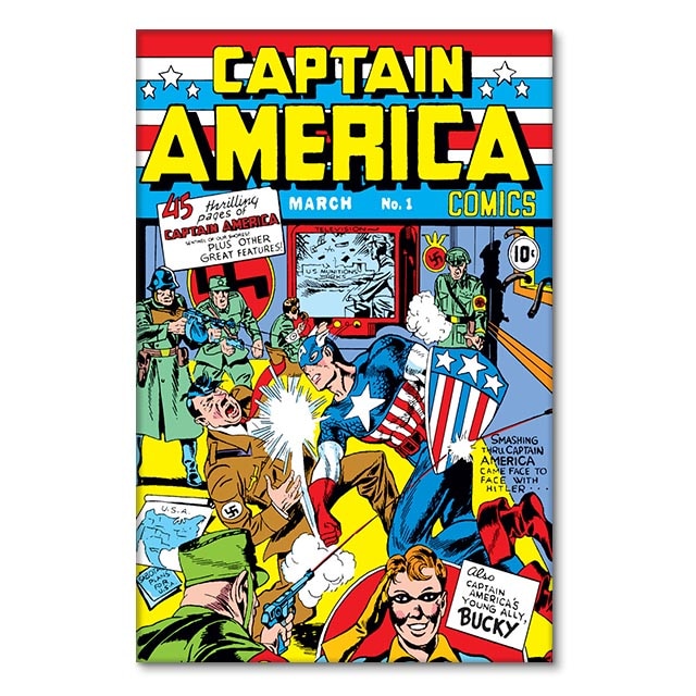 Captain America Superhero Comic Poster