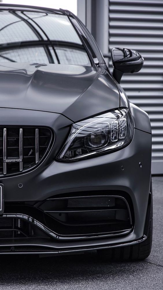 Mercedes Black Sports Car Poster