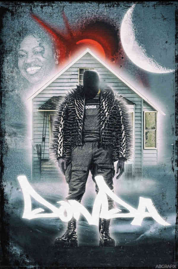 Kanye West Donda Painting Street Art Poster