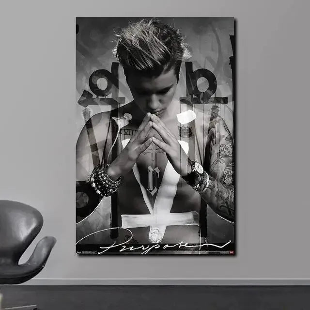Justin Bieber Purpose Wall Art Album Poster