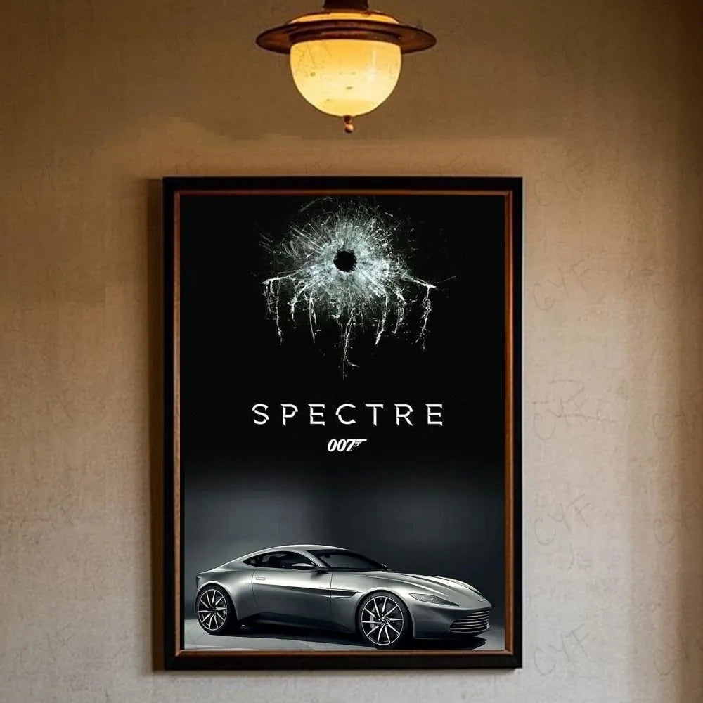 Spectre Movie Aston Martin James Bond Poster