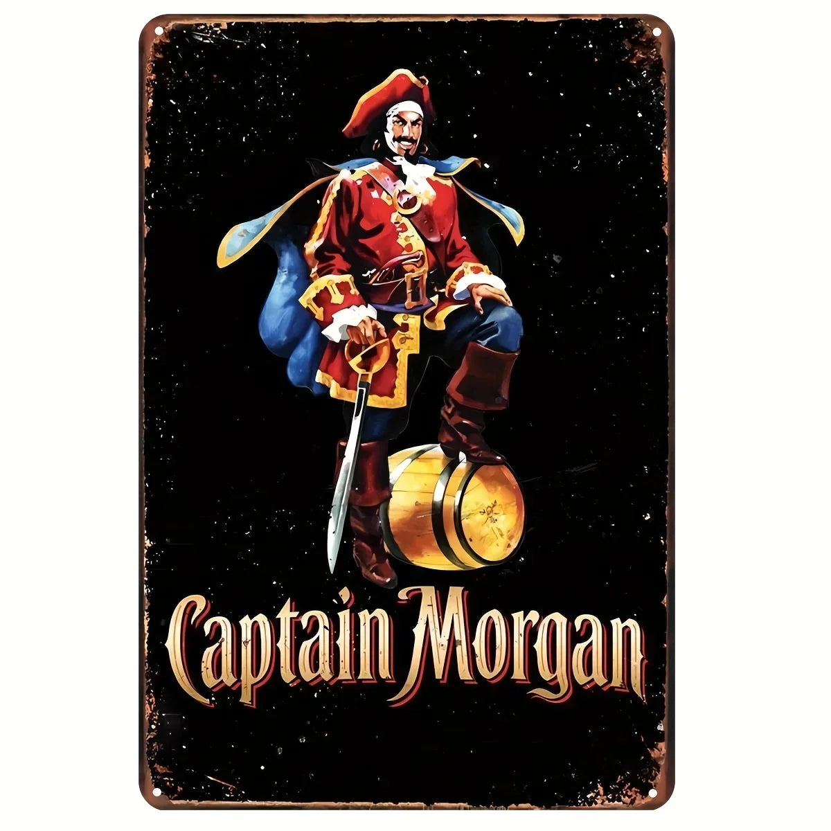 Captain Morgan Vintage Bar Metal Sign Poster