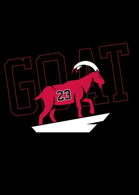 Michael Jordan #23 Goat Poster