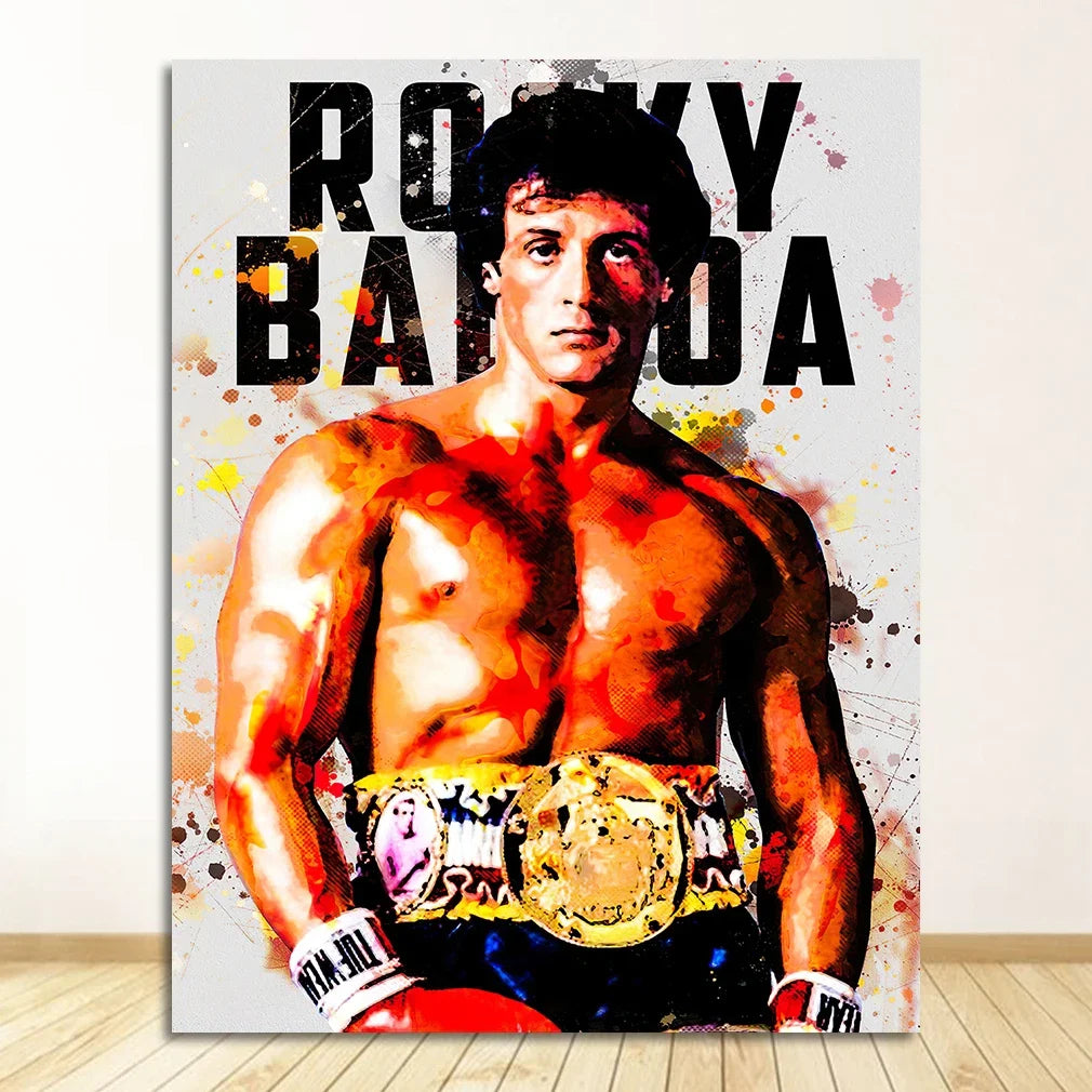 Rocky Balboa Painting Portrait Poster