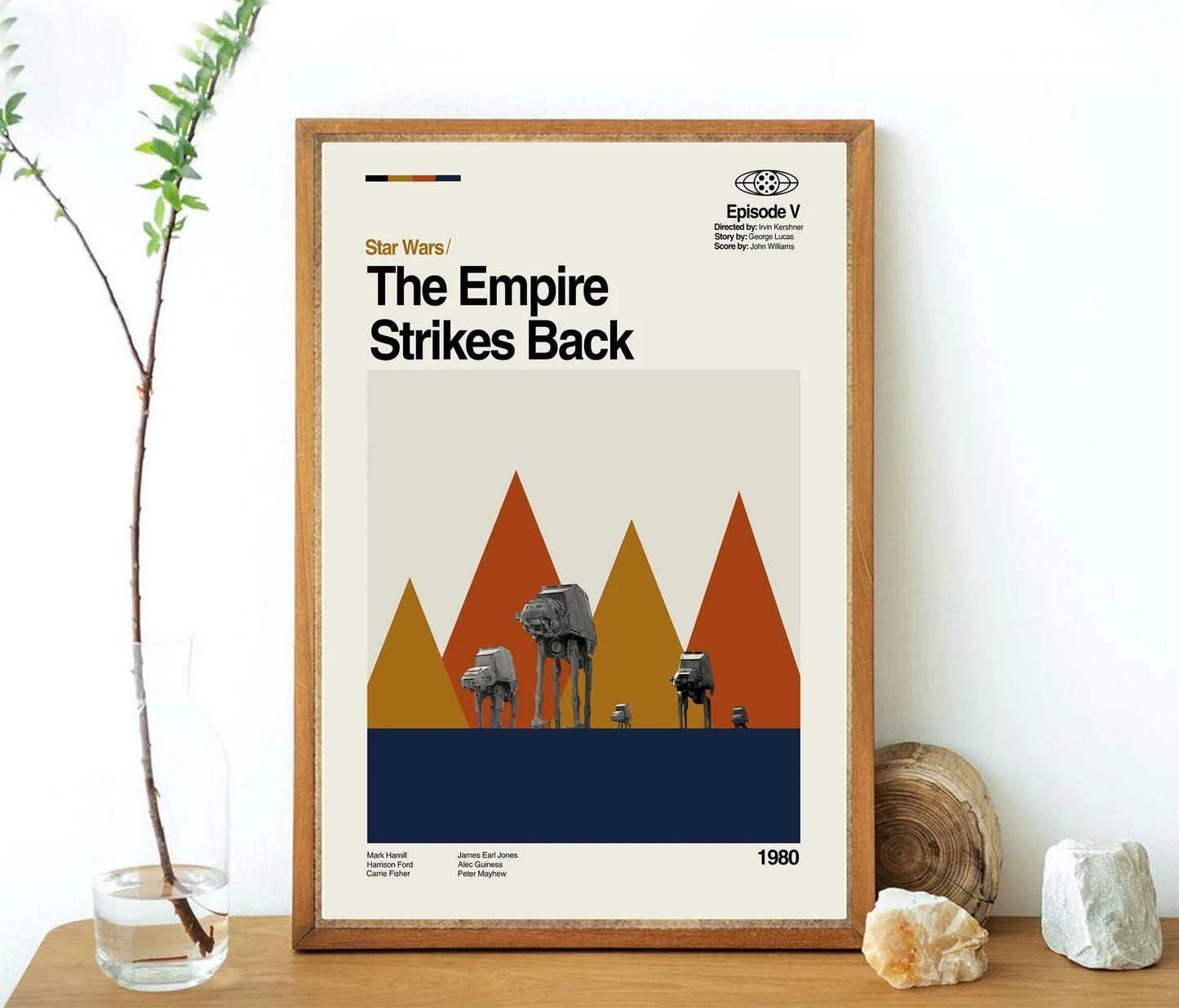 Starwars The Empire Strikes Back Minimalist Movie Poster