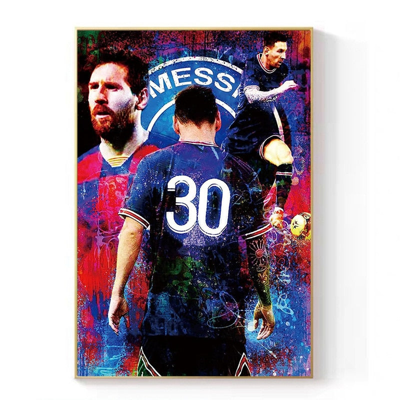 Lionel Messi Wall Art Poster