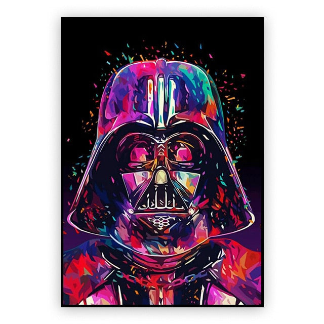 Star Wars Darth Vader Painting Poster