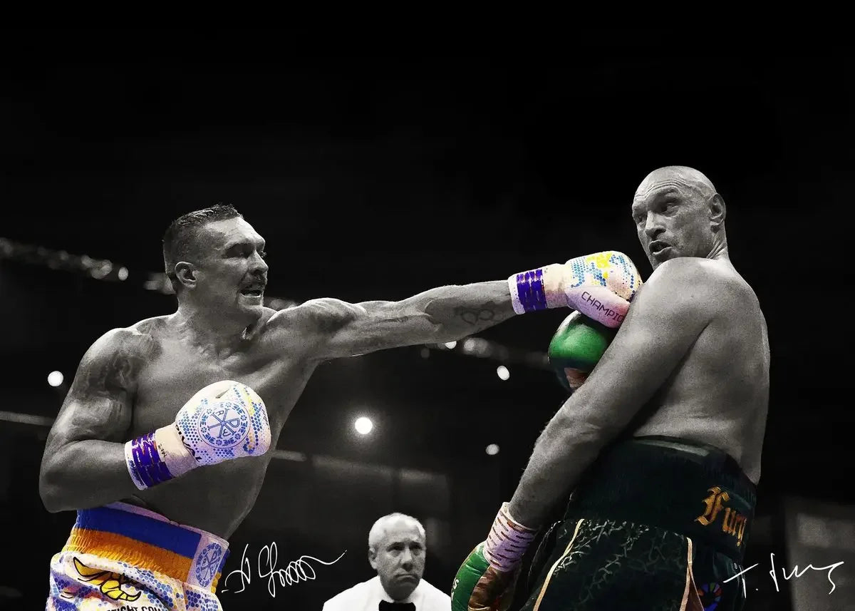 Usyk Vs. Tyson Fury Boxing Poster