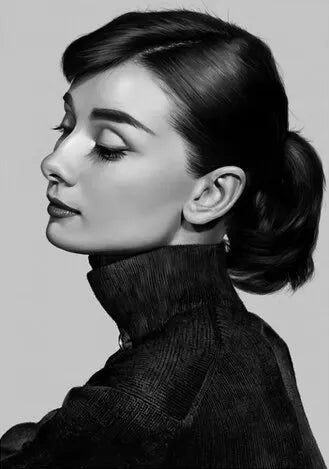 Audrey Hepburn Classic Portrait Poster