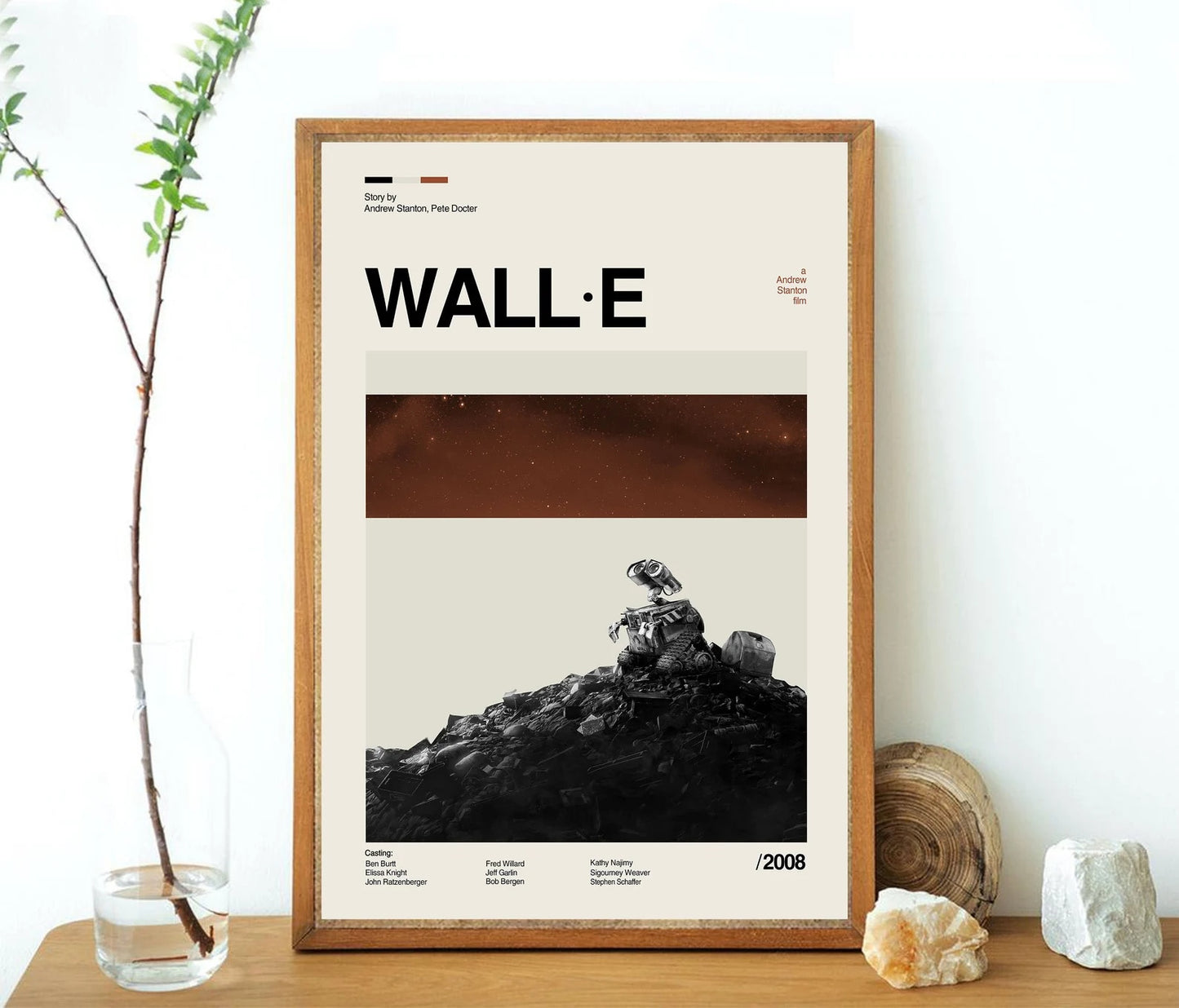Wall-E Minimalist Movie Poster