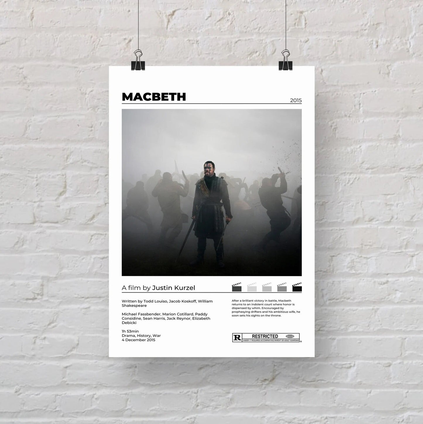 Macbeth Minimalist Movie Poster