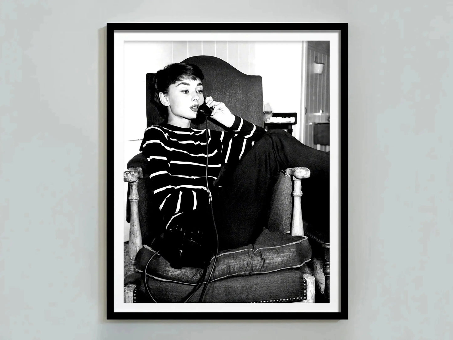 Audrey Hepburn On The Phone Poster