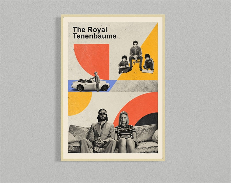 The Royal Tenebaums Minimalist Movie Wall Art Poster