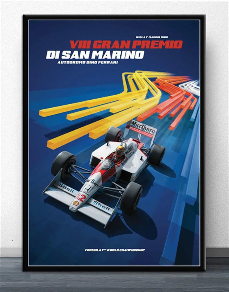 Formula 1 World Championship Gran Premio Di San Marino Poster