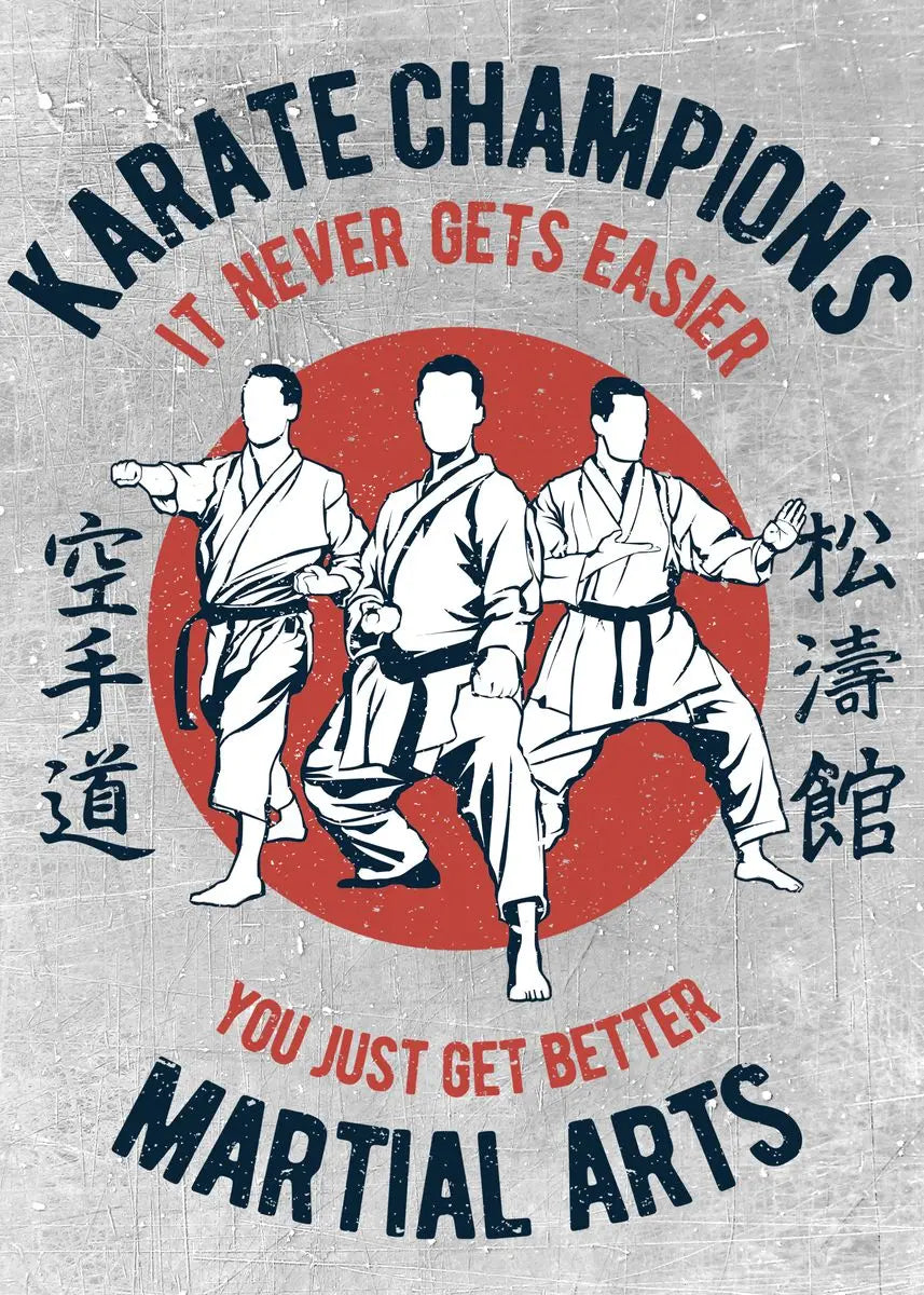 Karate Martial Art Poster