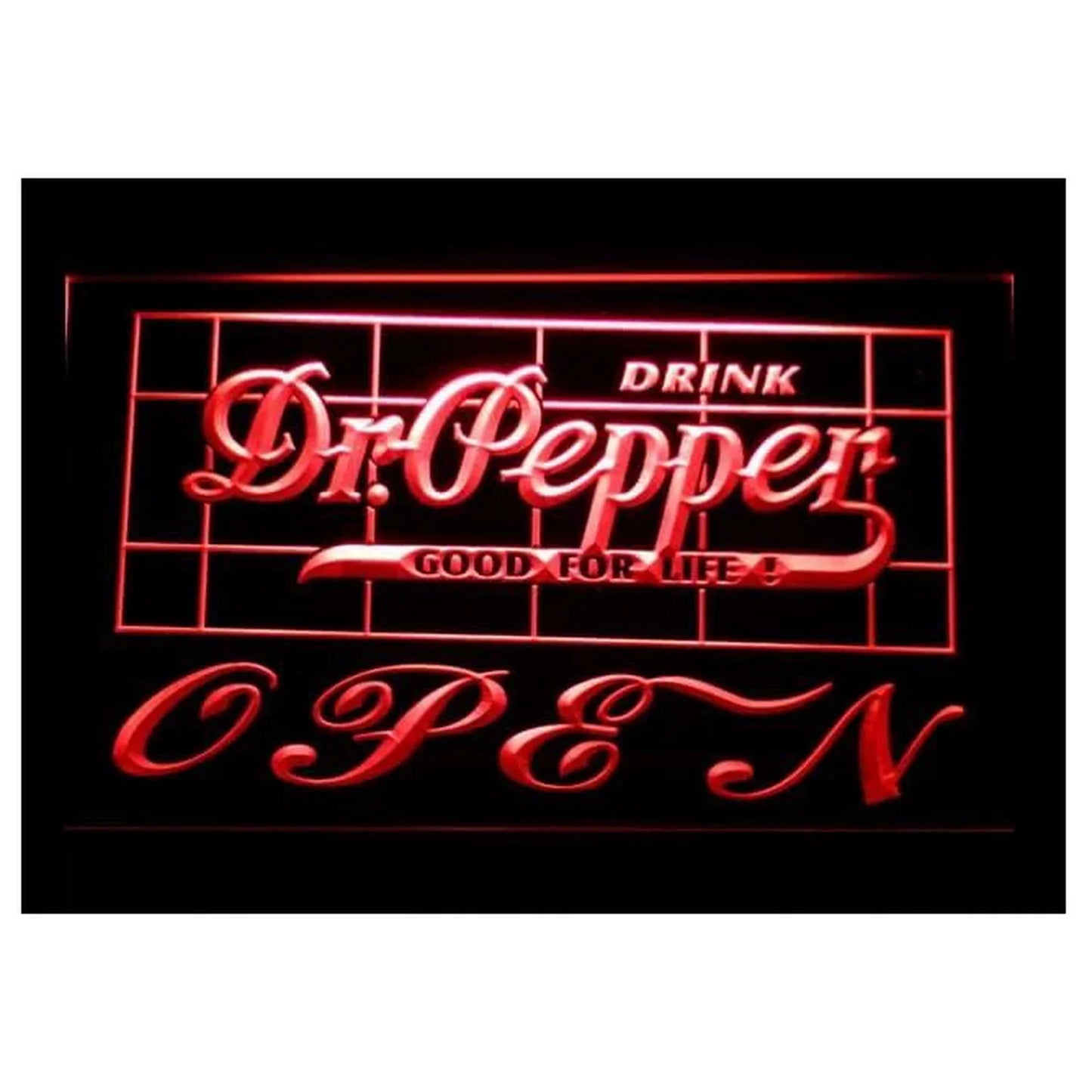 Dr. Pepper Good For Life Vintage Ad Metal Sign Poster