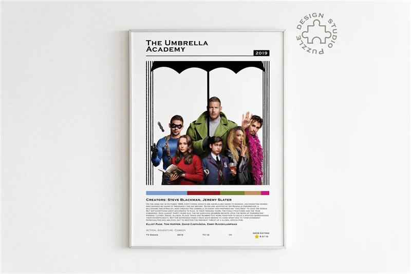 The Umbrella Academy Minimalist Wall Art Poster