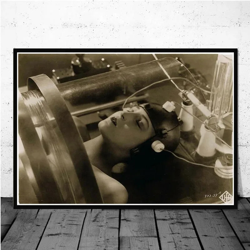 Metropolis 20s Vintage Sci-Fi Movie Poster