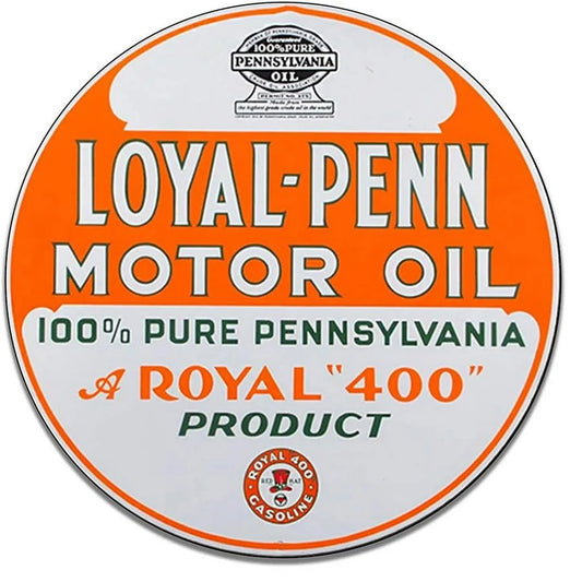 Loyal-Penn Oil Vintage Garage Metal Sign Poster
