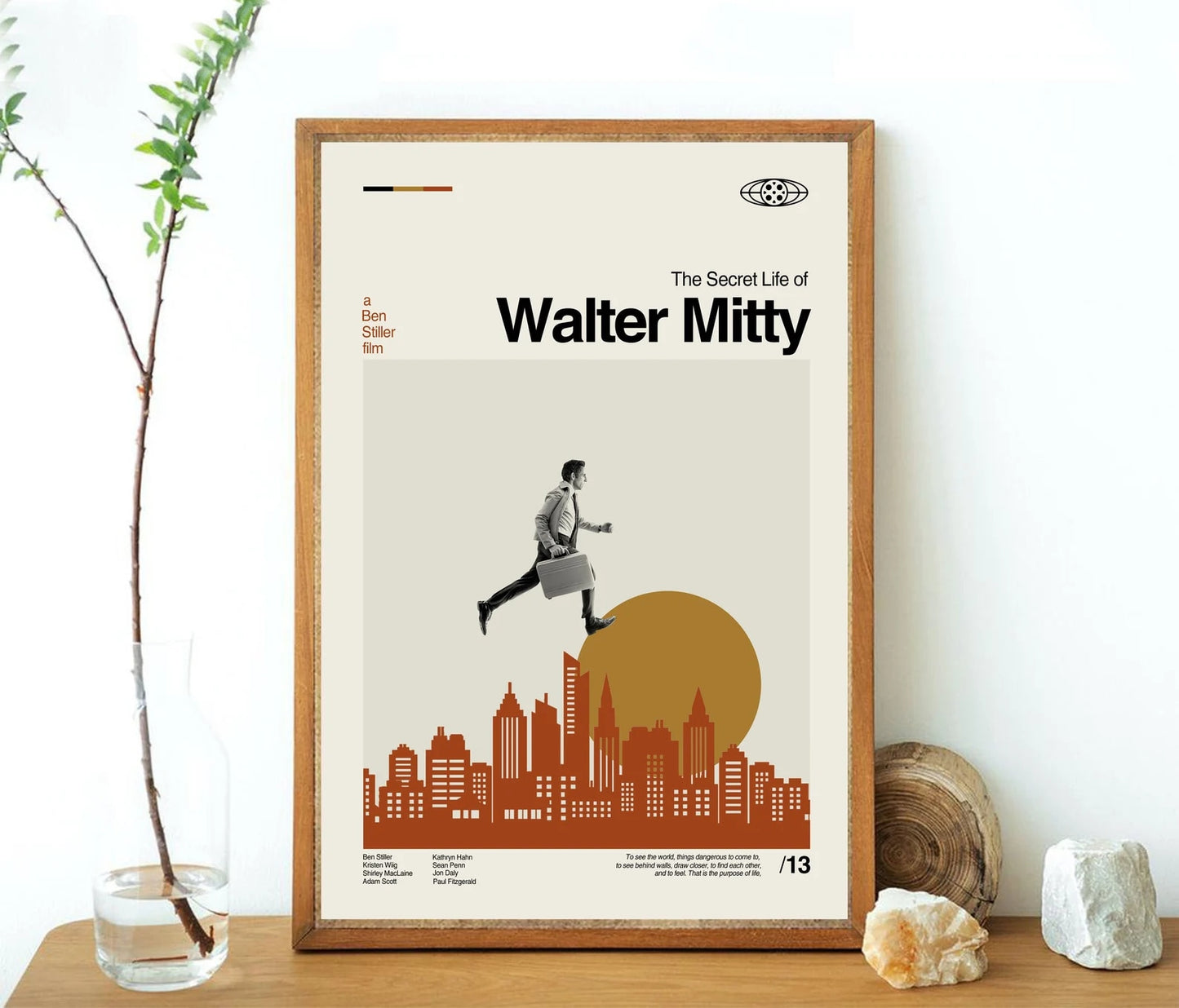 The Secret Life of Walter Mitty Minimalist Movie Poster