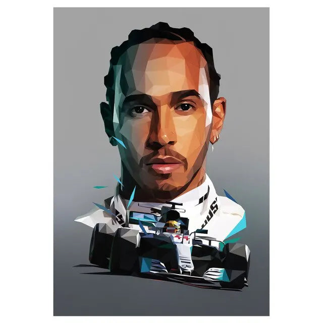 Lewis Hamilton Formula 1 Poster