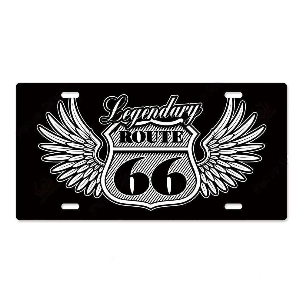 Legendary Route 66 Garage Metal Sign Poster