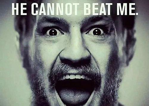 Conor McGregor He Cannot Beat Me Poster