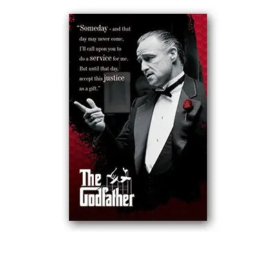 The Godfather Quote Poster