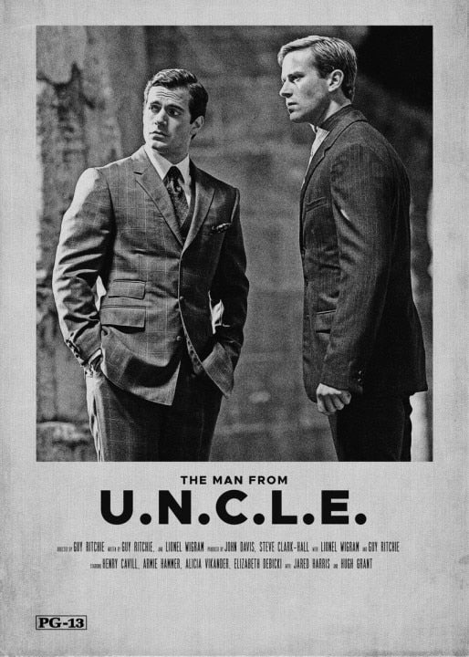 The Man From U.N.C.L.E. Minimalist Movie Poster