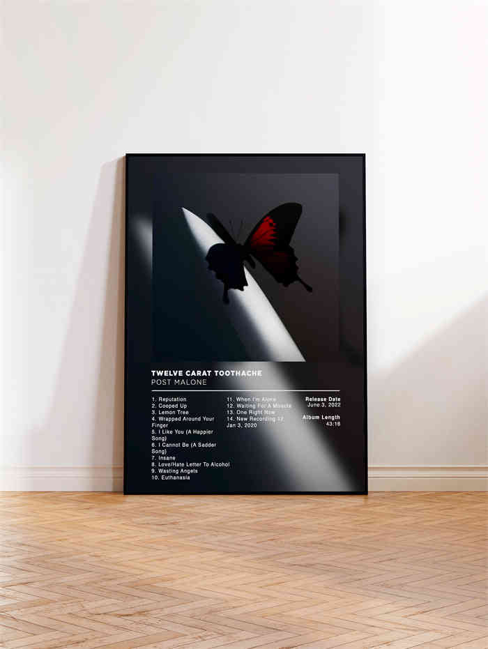 Twelve Carat Toothache Post Malone Album Poster