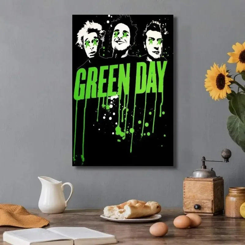 Green Day Green Wall Art Poster
