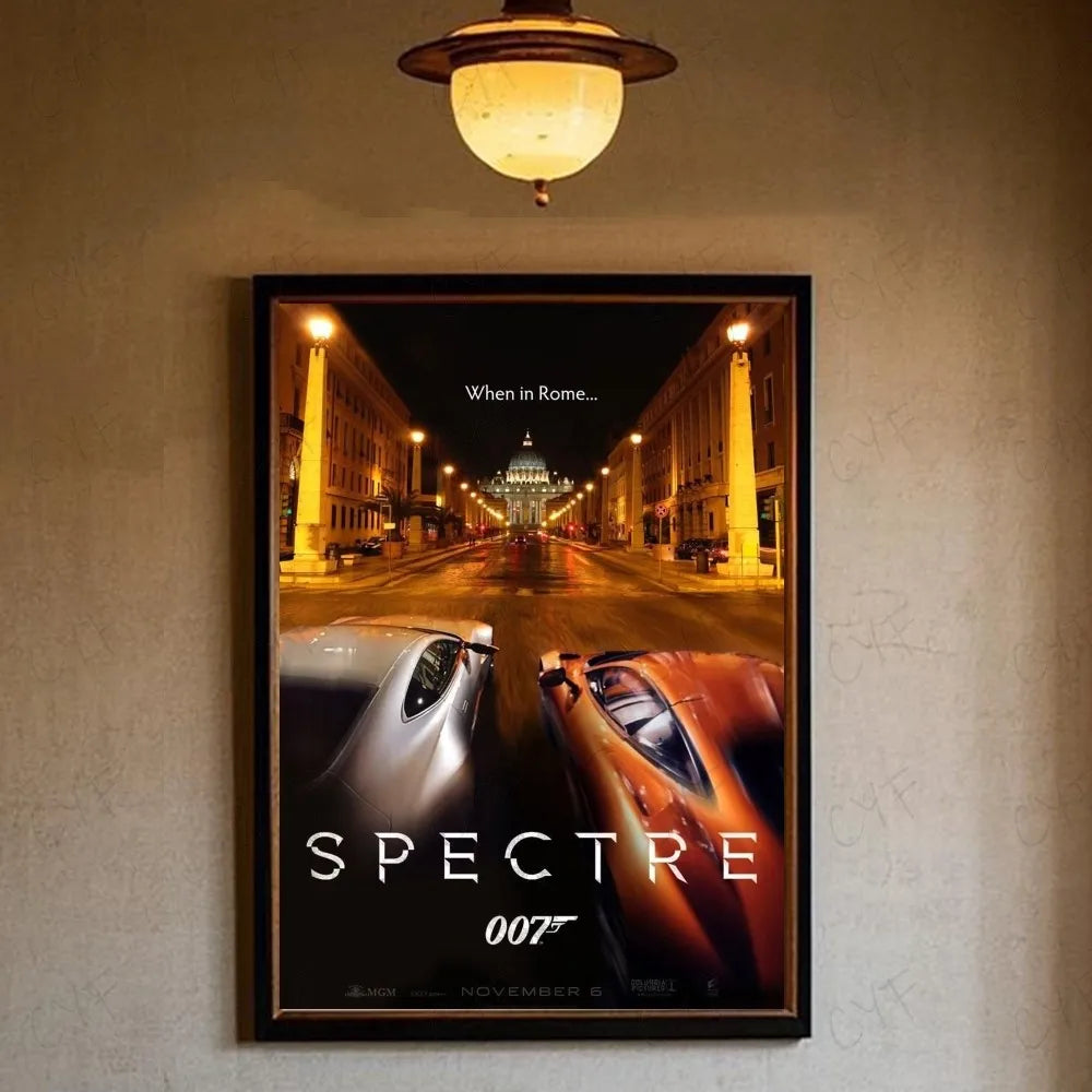 Spectre Movie When In Rome James Bond Poster