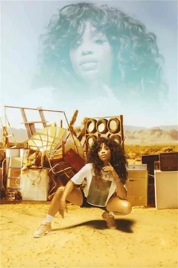 SZA Desert Wall Art Poster