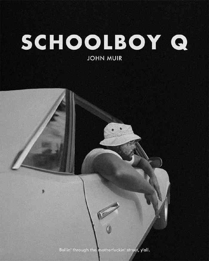 Schoolboy Q Black White Rapper Poster