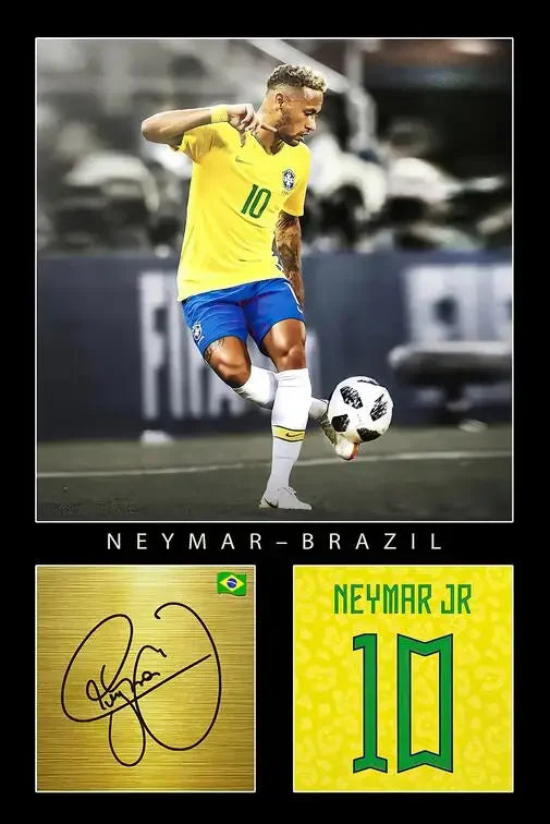 Neymar Jr Football Soccer Legend Wall Art Poster – Aesthetic Wall