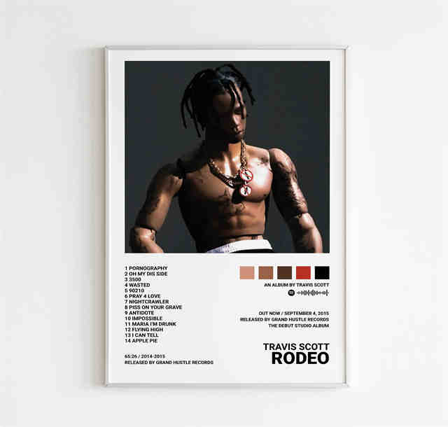 Travis Scott Rodeo Album Poster