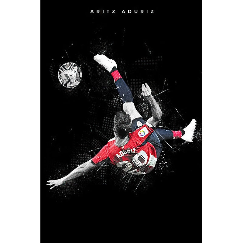 Aritz Aduriz Futbol Football Soccer Poster