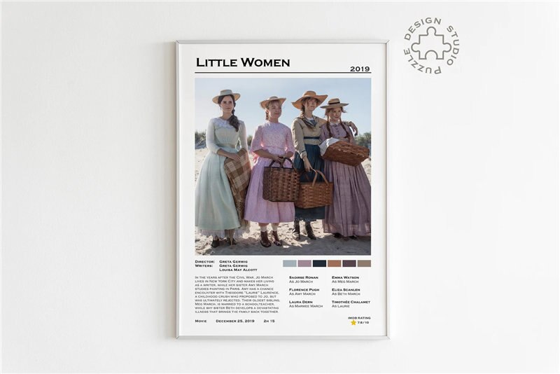 Little Women Movie Minimalist Wall Art Poster – Aesthetic Wall Decor