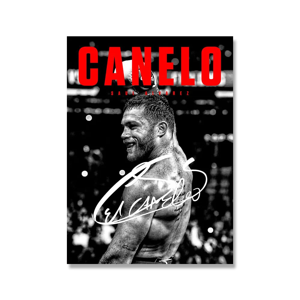 Canelo Alvarez Boxing Poster