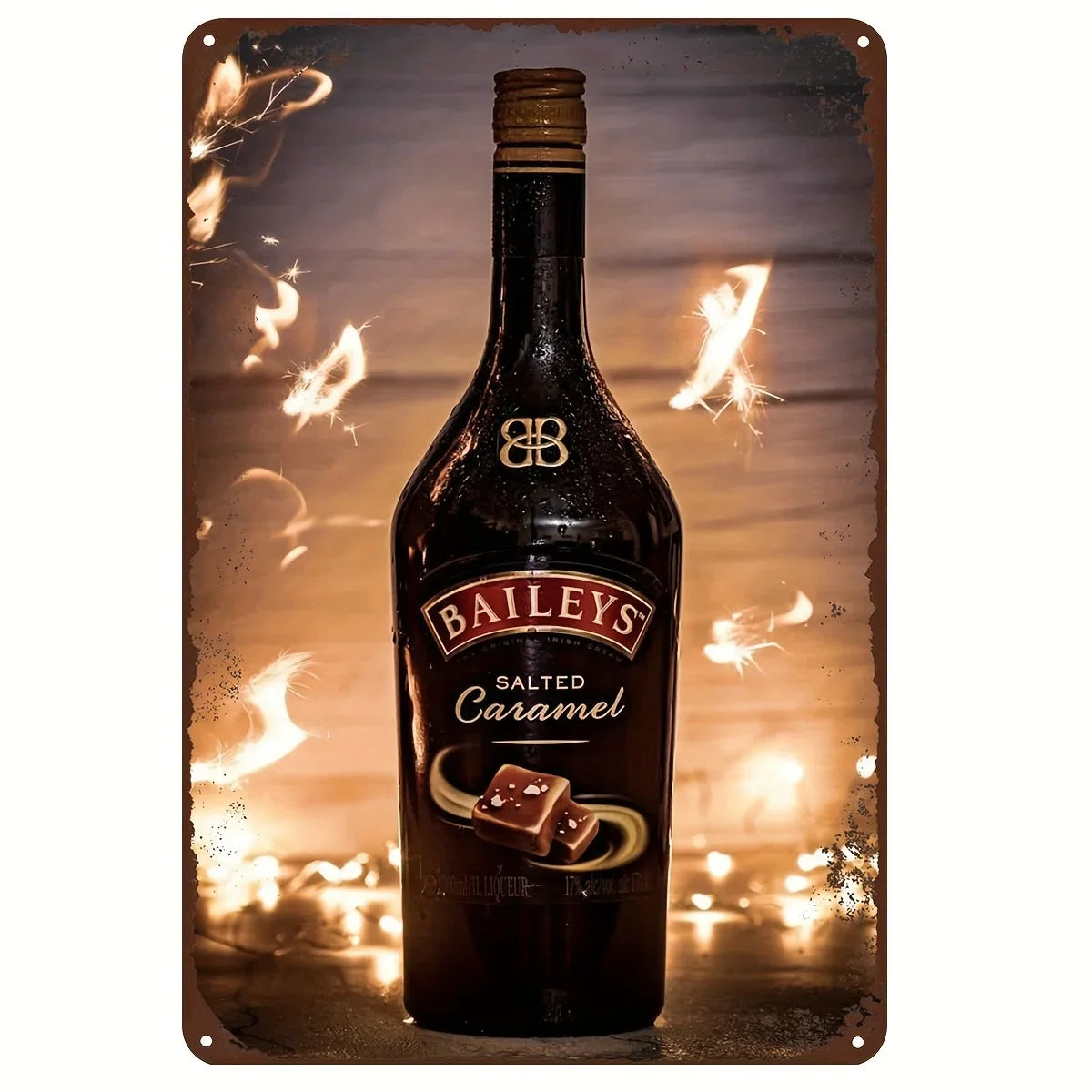 Baileys Salted Caramel Vintage Bar Metal Sign Poster