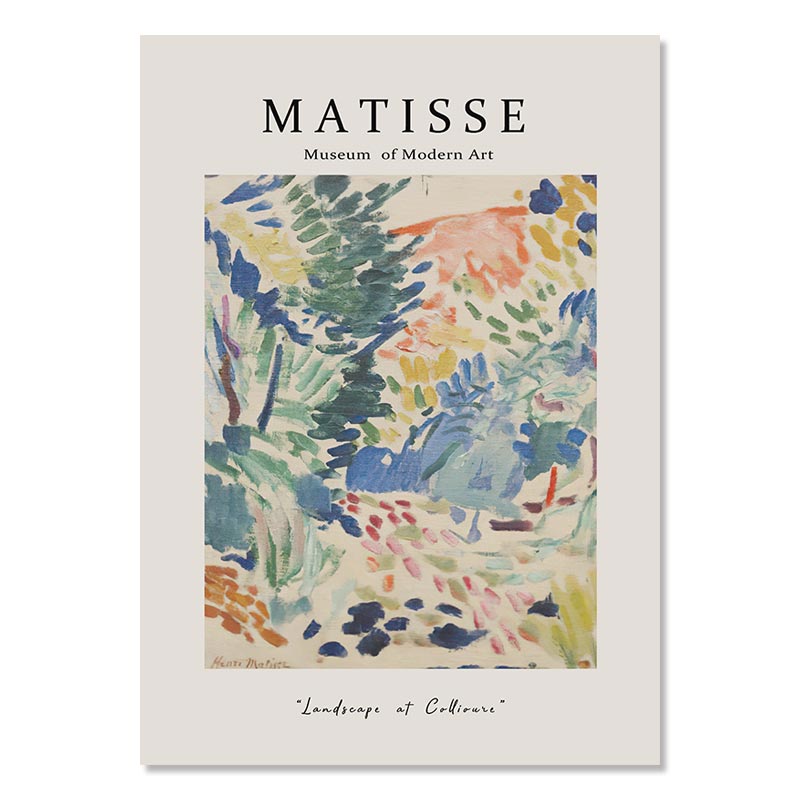 Matisse Landscape of California Artwork Canvas Poster