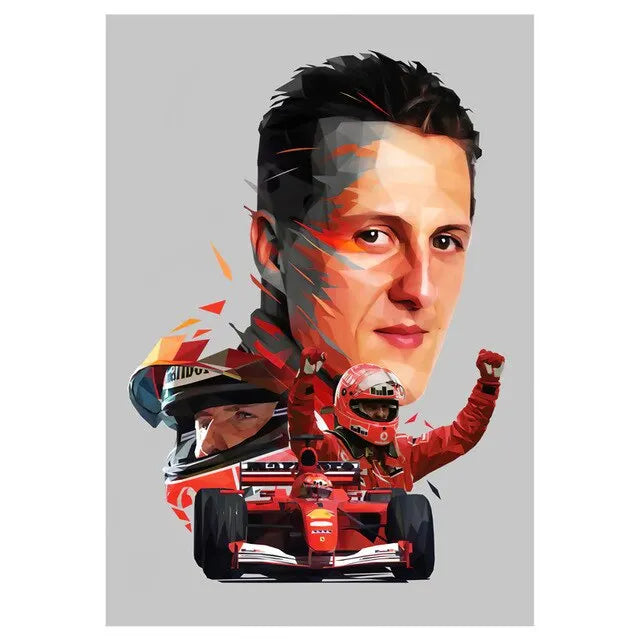Michael Schumacher Formula 1 Poster