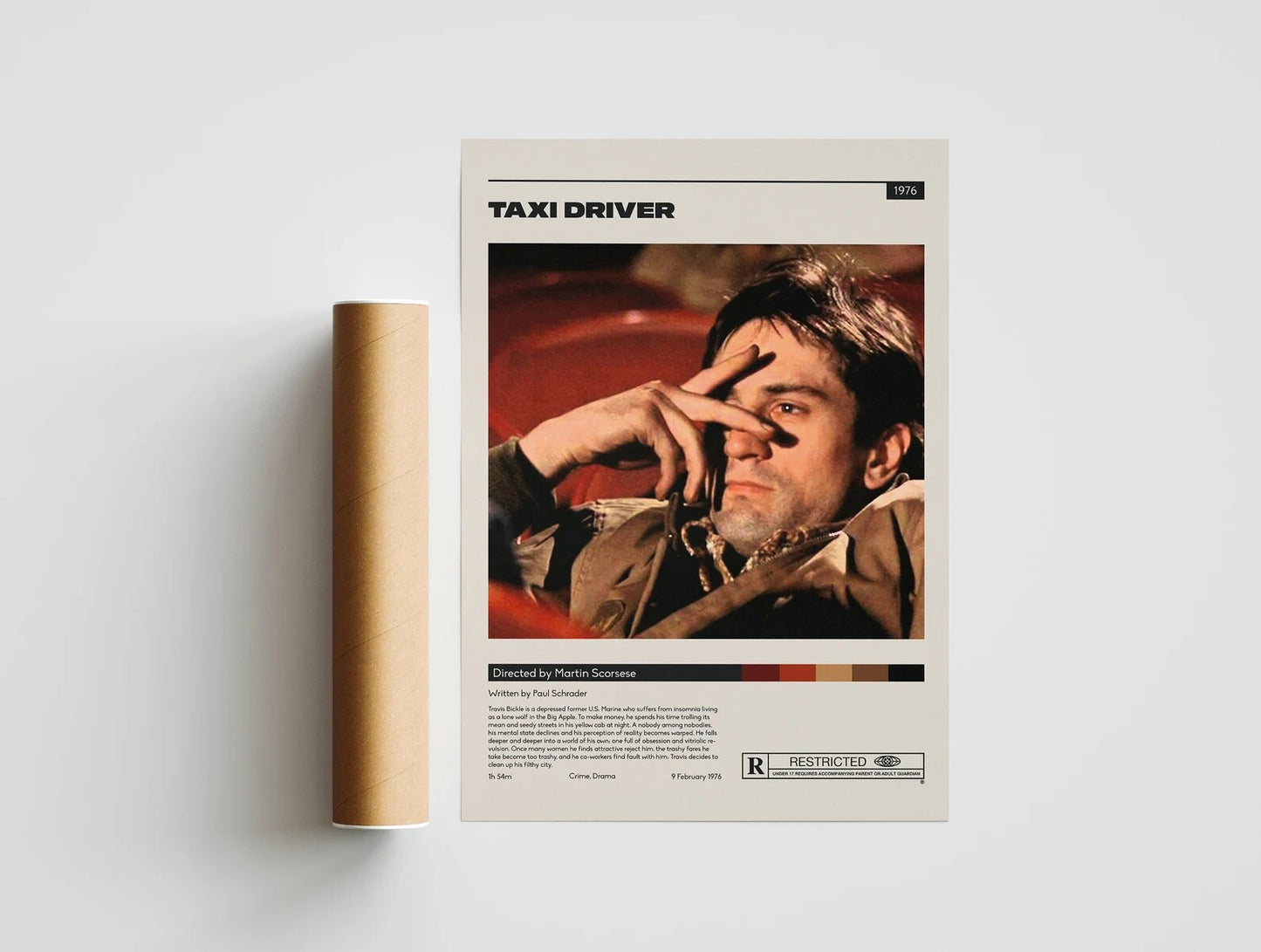 Taxi Driver Minimalist Movie Poster