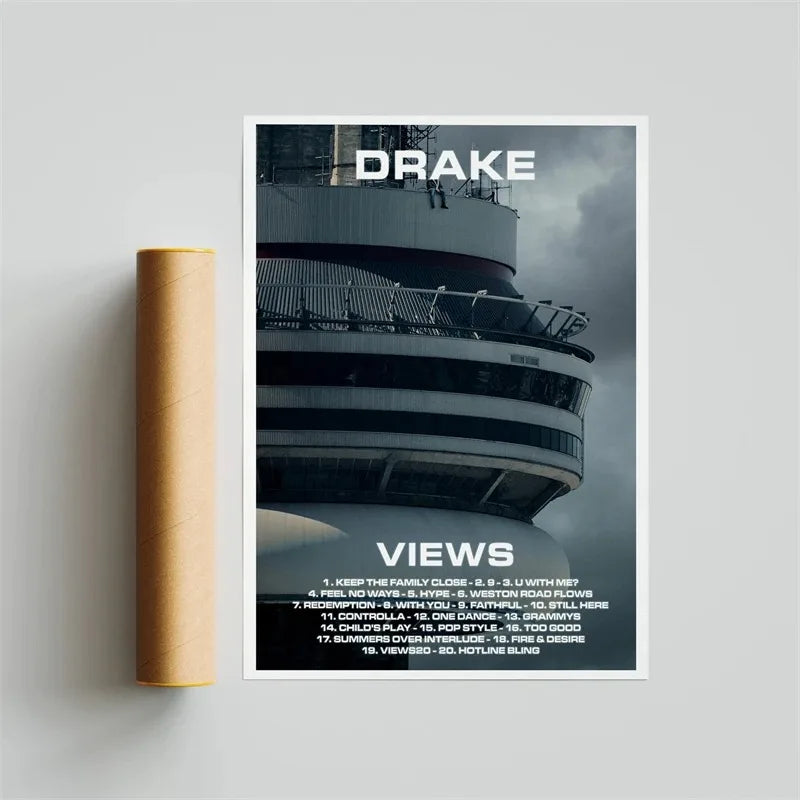 Views Drake Album Poster