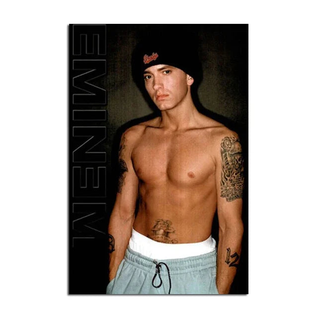 Eminem Shirt Off Poster