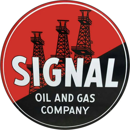 Signal Oil Vintage Garage Metal Sign Poster