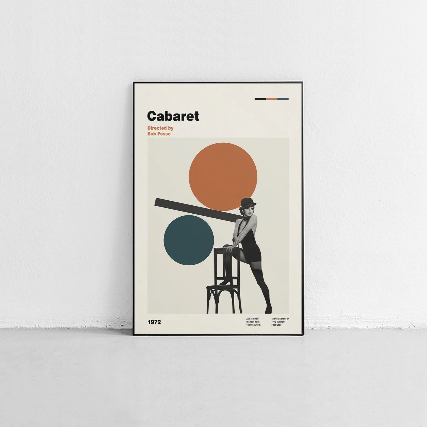 Cabaret Minimalist Movie Wall Art Poster