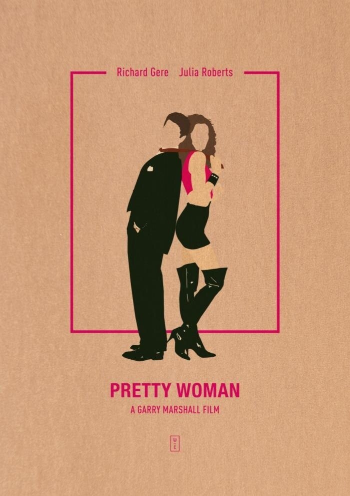 Pretty Woman Richard Gere Julia Roberts Movie Wall Art Poster